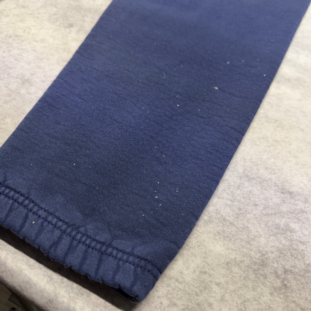 Syracuse Sweatpants Navy Blue XL Vintage 90s Fruit of the Loom Heavy Cotton Y2K - Picture 2 of 11